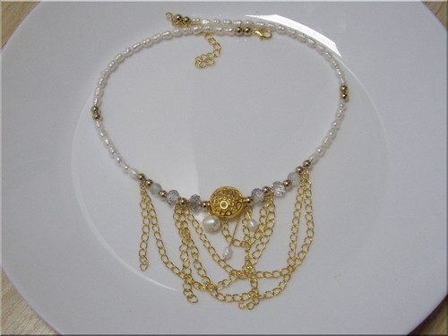 Ausgefallenes collier metall - ausgefallenes,