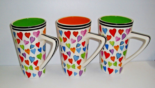 Kaffeebecher dekor herzen - kaffeebecher,