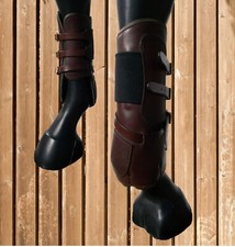 Leder Gamaschen, Vorderbein