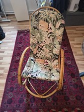 Retro Schaukelstuhl mit Polster