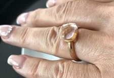 Vintage alt Damen Ring rosa