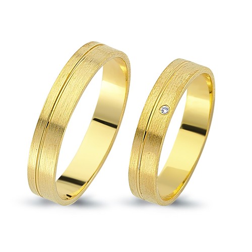 Paar trauringe 333 gold - 1,