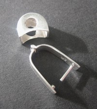 Wechselbogen klein - Tauschsystem für frontgebohrte Edelsteine - 925 Silber