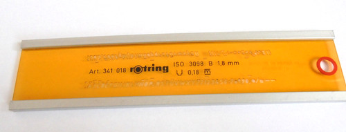 Rotring schriftschablone mit - schriftschablone,