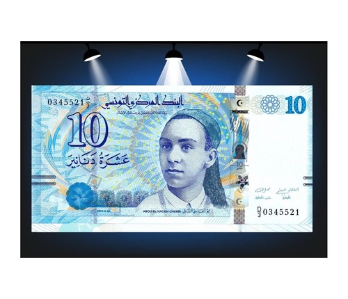 Banknote dinars tunesien - banknote, 10