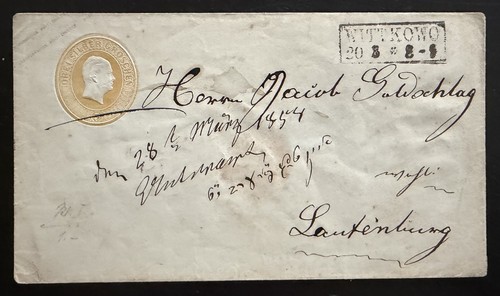 Preußen 1854 ganzsache 3 - 1854,