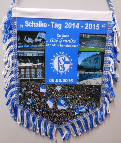 Schalke wimpel banner spieltag - schalke,