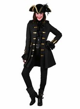 Damen Piratenjacke - Schwarze