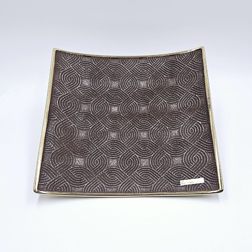 Formano deko schale braun gold - deko-schale, braun-gold
