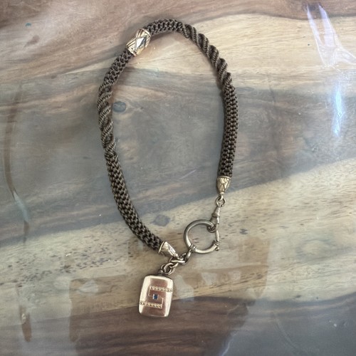 Biedermeier echthaarkette - biedermeier,