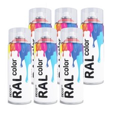 6x  RAL-Acryllack 400ml –
