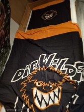 Wende-Bettwäsche Die wilden Kerle 135x200 Cm  orange