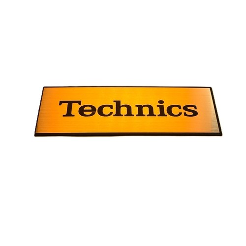 Technics 116x36mm emblem - 116x36mm, badge