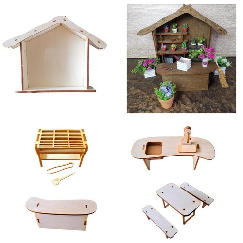 Miniatur marktstand - miniatur,