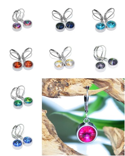 Edelstahl strass ohrringe - strass,