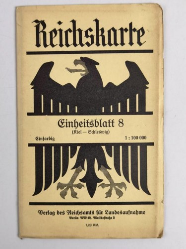 Reichskarte einheitsblatt 8 - einheitsblatt,
