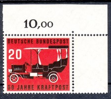 20 Pf Kraftpost Mi 211 ** Ecke