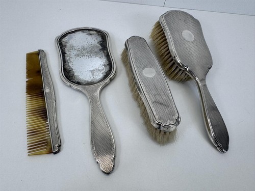 Antik frisierset sterling - antik,