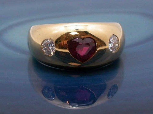 Bvlgari rubin brillant ring - ring, in