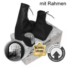 LEDER SCHALTKNAUF + SCHALTSACK + HANDBREMSSACK OPEL VECTRA C SIGNUM 02- 6 GANG