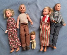 Mattel 1973 Puppen Familie