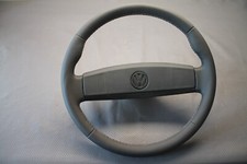 LENKRAD VW T3 TRANSPORTER MULTIVAN CARAVELLE BULLI +HUPENKNOPF  NEU BEZIEHEN