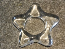 Teelichthalter-Stern- Glas