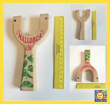 Schleuder Sportschleuder Zwille Steinschleuder nur Griff Hartholz Holz alt 