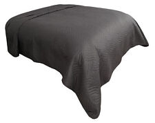 Tagesdecke Bettüberwurf Uni 140 x 210cm 220 x 240cm Anthrazit Decke Sofaüberwurf