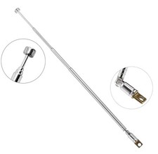 ✅Teleskop FM UKW DAB🗼Radio TV Antenne 4-Segment Teleskopantenne 360° Ersatz Neu