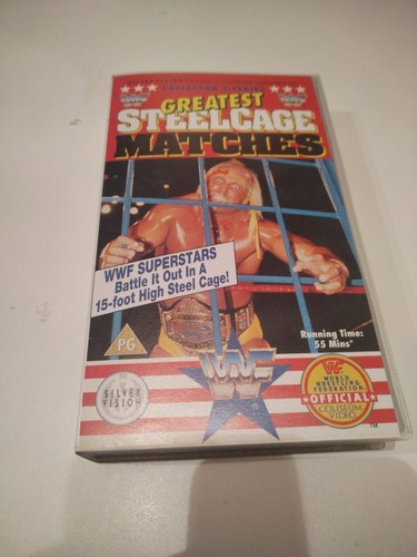 Wwf vhs greatest steel cage - wwf,