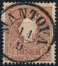 LOMBARDEI-VENETIEN 1858 10sld
