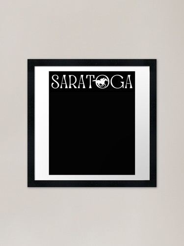 Saratoga rennstrecke gerahmtes - saratoga,