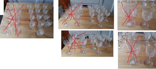 Glas bleikristall vintage - glas,