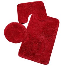 3 Teilig Set Badteppich