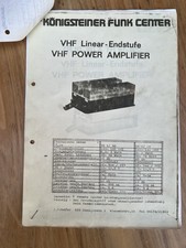 TR1/50 VHF Endstufe 144 MHz 2m