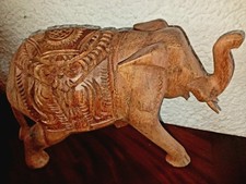Elefant Holzfigur geschnitzt