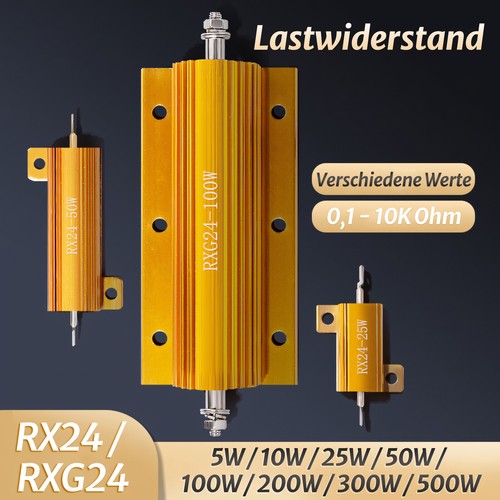 Bis 500w widerstand - 5w, ohm