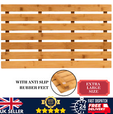 Bambus Holzlatten Entenbrett rechteckig rutschfest Dusche & Bad Entenbrett