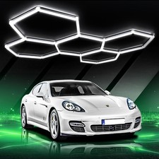 5 Hexagon LED Lampe Röhren Werkstatt Garage Wand Decken Leuchte Beleuchtung