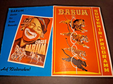 1964 programm CIRCUS BARUM Kreiser cirque circo programme programma O. KNUDSEN