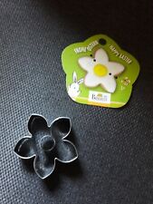 RBV Birkmann - Ausstechform Blume - "Frohe Ostern" - Edelstahl 6 cm - neuwertig