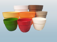 Blumentopf Pflanztopf Übertopf Topf Rund 5 Größen sehr DEKORATIV frei wählbar