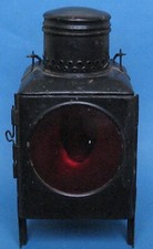 ALTE EISENBAHN LAMPE SIGNALLAMPE EISENBAHNZUG-SCHLUSS-SIGNALLAMPE