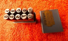 STEMPA   Schlagzahlen-Satz, 0-9; 3mm,  Schweiz, INDUSTRIE-/PROFI-Werkzeug