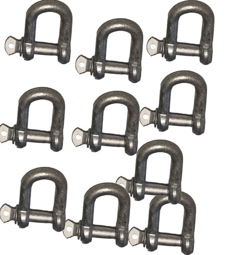 Schäkel d form - 6, mm