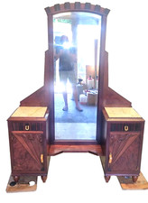 Sideboard Kommode Anrichte Spiegel antik Art Deko  massiv  Frankreich Marmor