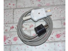 Heißgeräte Kabel 2m  Stecker Keramik für Heizgeräte z.b.:Samowar Waffeleisen..