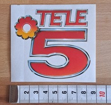 Alter Aufkleber Sticker TELE 5