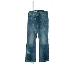 PEPE JEANS Banji Straight Leg Low destroyed used Look Hose stretch W26 L32 Blau